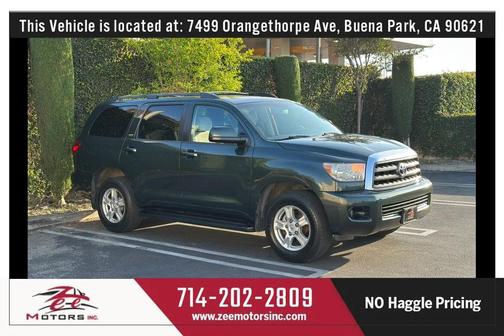 Dark green 2008 Toyota Sequoia SR5