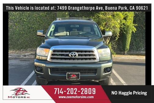 Dark green 2008 Toyota Sequoia SR5