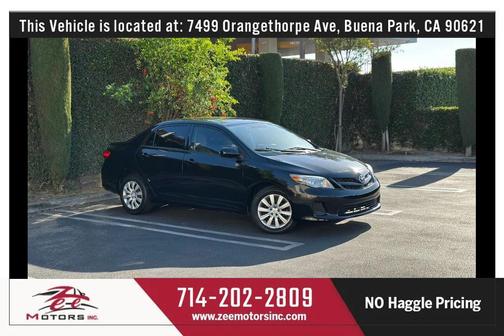 Black Sand Pearl 2012 Toyota Corolla LE