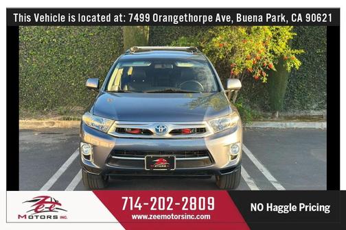 Shoreline Blue Pearl 2013 Toyota Highlander Hybrid Limited