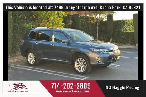 Shoreline Blue Pearl 2013 Toyota Highlander Hybrid Limited
