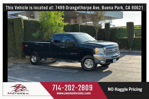 Black 2009 Chevrolet Silverado 2500 LT Extended Cab