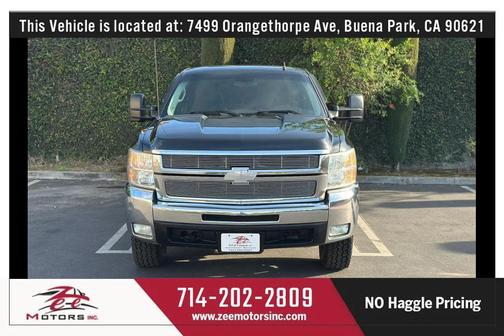 Black 2009 Chevrolet Silverado 2500 LT Extended Cab