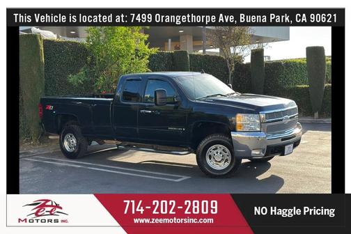 Black 2009 Chevrolet Silverado 2500 LT Extended Cab