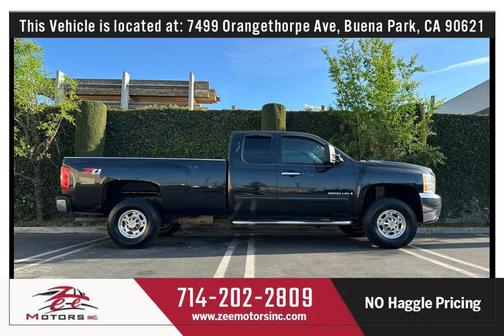 Black 2009 Chevrolet Silverado 2500 LT Extended Cab