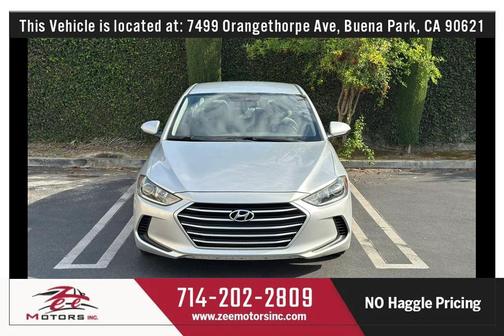 Symphony Silver 2018 Hyundai ELANTRA SE