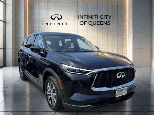 Diamond Black 2025 INFINITI QX60 Pure