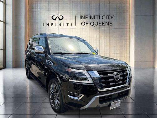 Black 2021 Nissan Armada Platinum