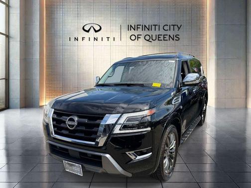 Black 2021 Nissan Armada Platinum