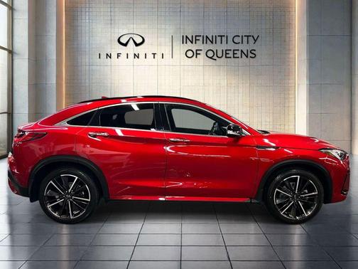 Dynamic Sunstone Red 2023 INFINITI QX55 ESSENTIAL