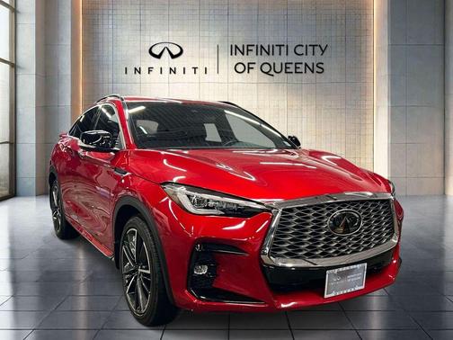 Dynamic Sunstone Red 2023 INFINITI QX55 ESSENTIAL