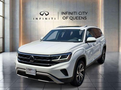 Pure White 2022 Volkswagen Atlas 3.6L SEL