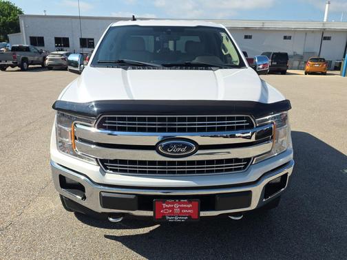 White Platinum Metallic Tri-Coat 2019 Ford F-150 Lariat
