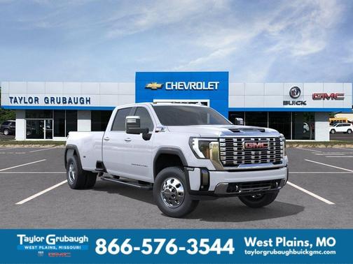 Glacier White Tricoat 2026 GMC Sierra 3500 Denali