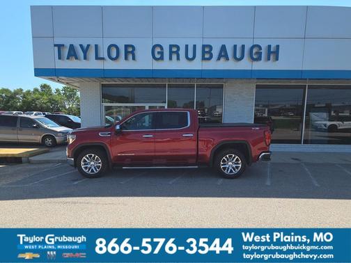 Cayenne Red Tintcoat 2021 GMC Sierra 1500 SLT