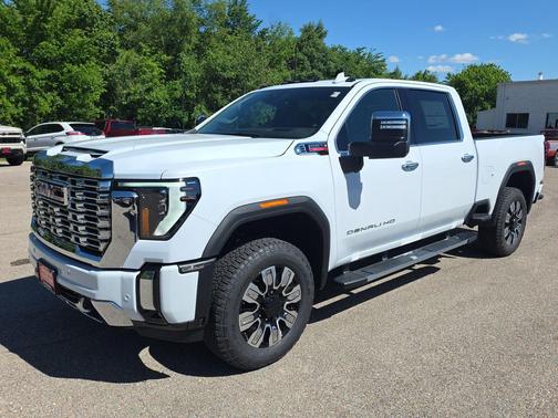 Glacier White Tricoat 2026 GMC Sierra 2500 Denali