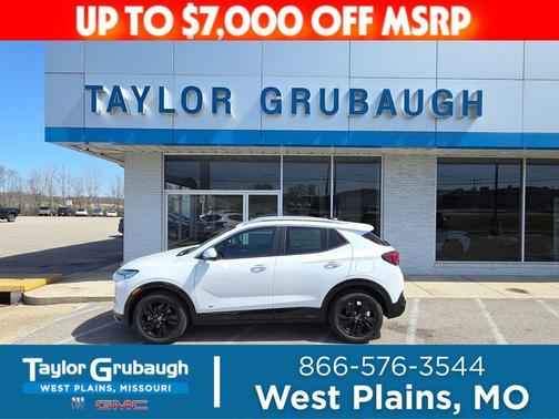 Summit White 2026 Buick Encore GX Sport Touring
