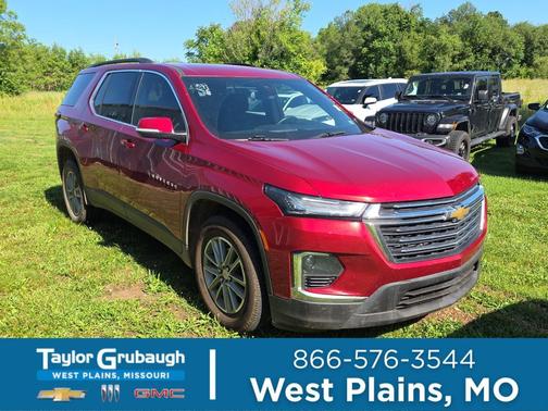 Radiant Red Tintcoat 2023 Chevrolet Traverse LT Cloth