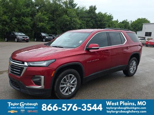 Radiant Red Tintcoat 2023 Chevrolet Traverse LT Cloth