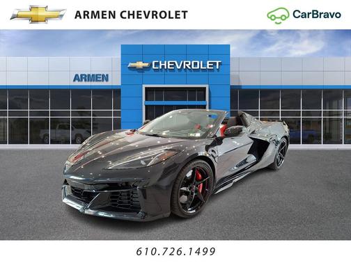 Carbon Flash Metallic 2024 Chevrolet Corvette E-Ray RWD Convertible 3LZ