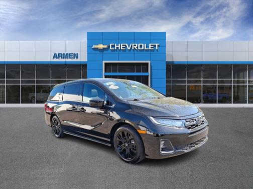 Crystal Black Pearl 2025 Honda Odyssey Sport-L
