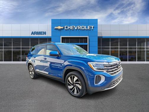 Mountain Lake Blue Metallic 2026 Volkswagen Atlas 2.0T SE w/Technology 4MOTION