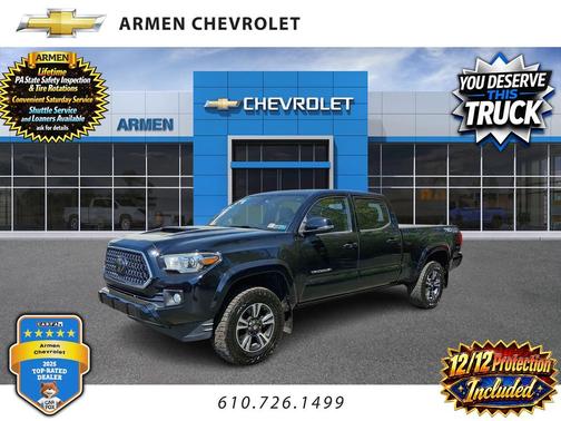 Midnight Black Metallic 2018 Toyota Tacoma TRD Sport