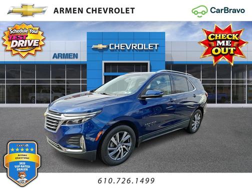 Blue Glow Metallic 2022 Chevrolet Equinox Premier w/1LZ