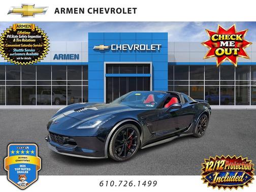 Black 2017 Chevrolet Corvette Grand Sport