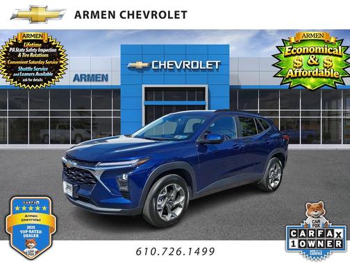 Blue Glow Metallic 2024 Chevrolet Trax LT
