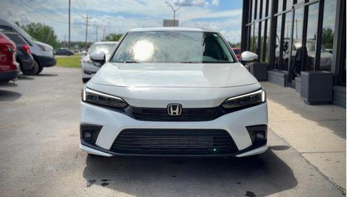Platinum White Pearl 2024 Honda Civic Touring