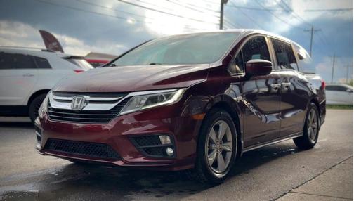 Burgundy 2019 Honda Odyssey EX