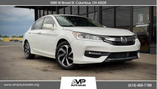 White Orchid Pearl 2017 Honda Accord EX-L