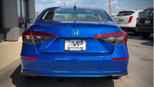 Aegean Blue Metallic 2024 Honda Civic LX