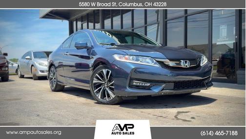 Blue 2017 Honda Accord EX-L w/Navigation & Honda Sensing