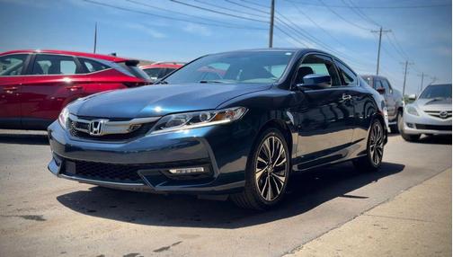 Blue 2017 Honda Accord EX-L w/Navigation & Honda Sensing