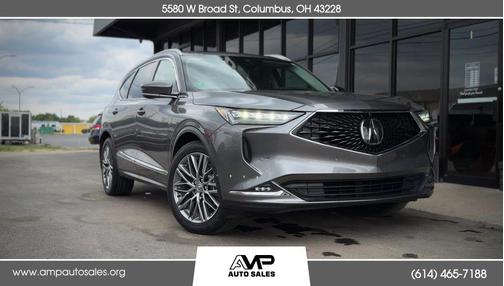 Liquid Carbon Metallic 2024 Acura MDX Advance Package