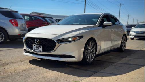 Snowflake White Pearl Mica 2023 Mazda Mazda3 FWD w/Preferred Package