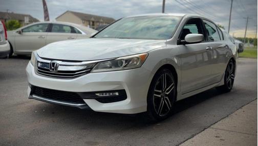 White Orchid Pearl 2016 Honda Accord Sport