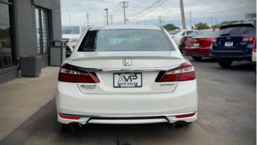 White Orchid Pearl 2016 Honda Accord Sport