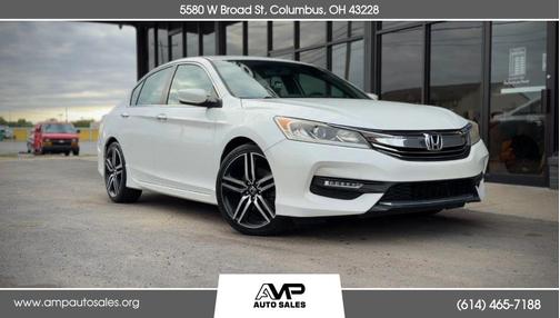 White Orchid Pearl 2016 Honda Accord Sport