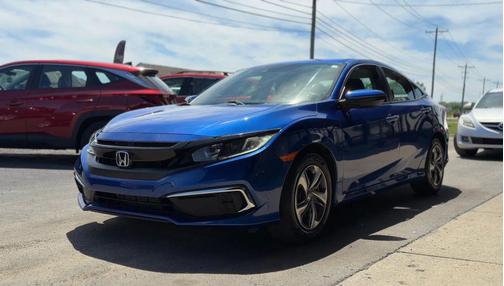 Blue 2019 Honda Civic LX