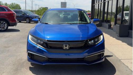 Blue 2019 Honda Civic LX