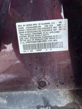 2012 Honda Pilot EX-L