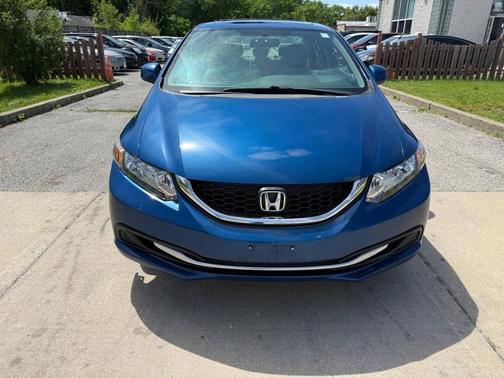 Dyno Blue Pearl 2013 Honda Civic EX