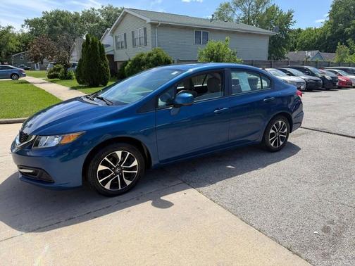 Dyno Blue Pearl 2013 Honda Civic EX