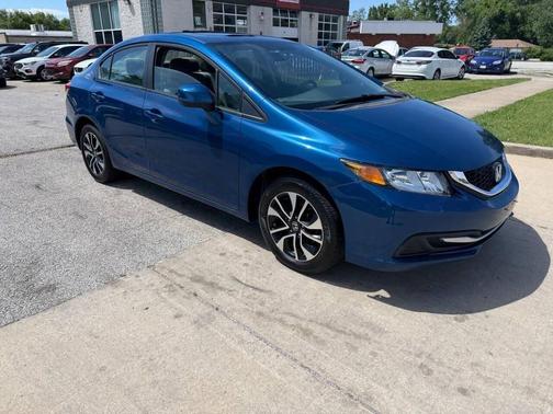 Dyno Blue Pearl 2013 Honda Civic EX
