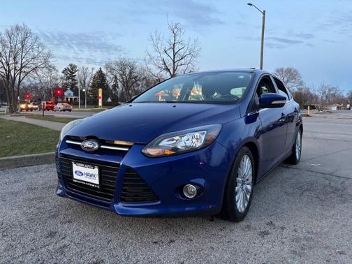 Sonic Blue Metallic 2012 Ford Focus Titanium