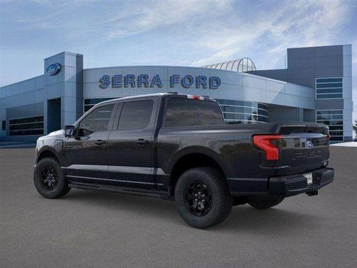 Agate Black Metallic 2025 Ford F-150 Lightning XLT