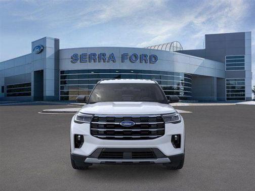 Space White Metallic 2026 Ford Explorer Active